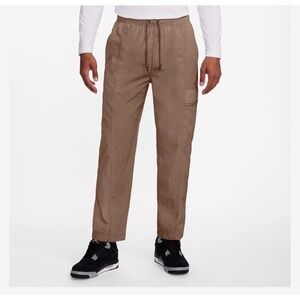 Jordan Essentials Mens Woven Cargo Pants Archeo Brown Large FN4539-223 NWOT